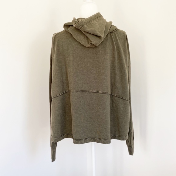 Z by Zella Serena Slouch Green Long Sleeve Hoodie - Picture 5 of 7